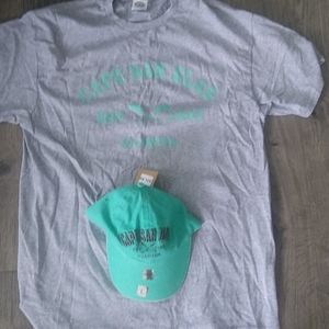 Womens t shirt with ball cap